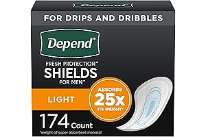 Depend Incontinence Shields: Essential Protection for Men on the Go