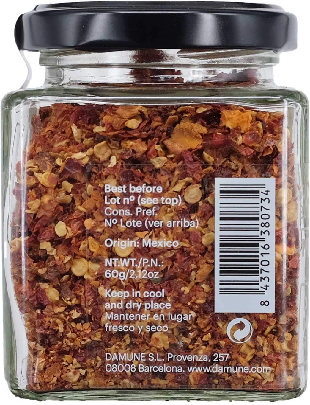 DAMUNE Habanero Scorpion Trinidad a Scaglie - 60g