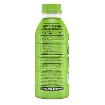 PRIME Hydration LEMON LIME, Sports Drinks, Electrolyte Enhanced for Replenishing Fluids, 250mg BCAAs, B Vitamins, Antioxidants, Low Sugar, 16.9 Fl Oz, 12 Pack