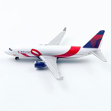 Airplane Model, Delta N845MH Aircraft Die-cast Metal Planes Suitable for Collection and Desktop Decor