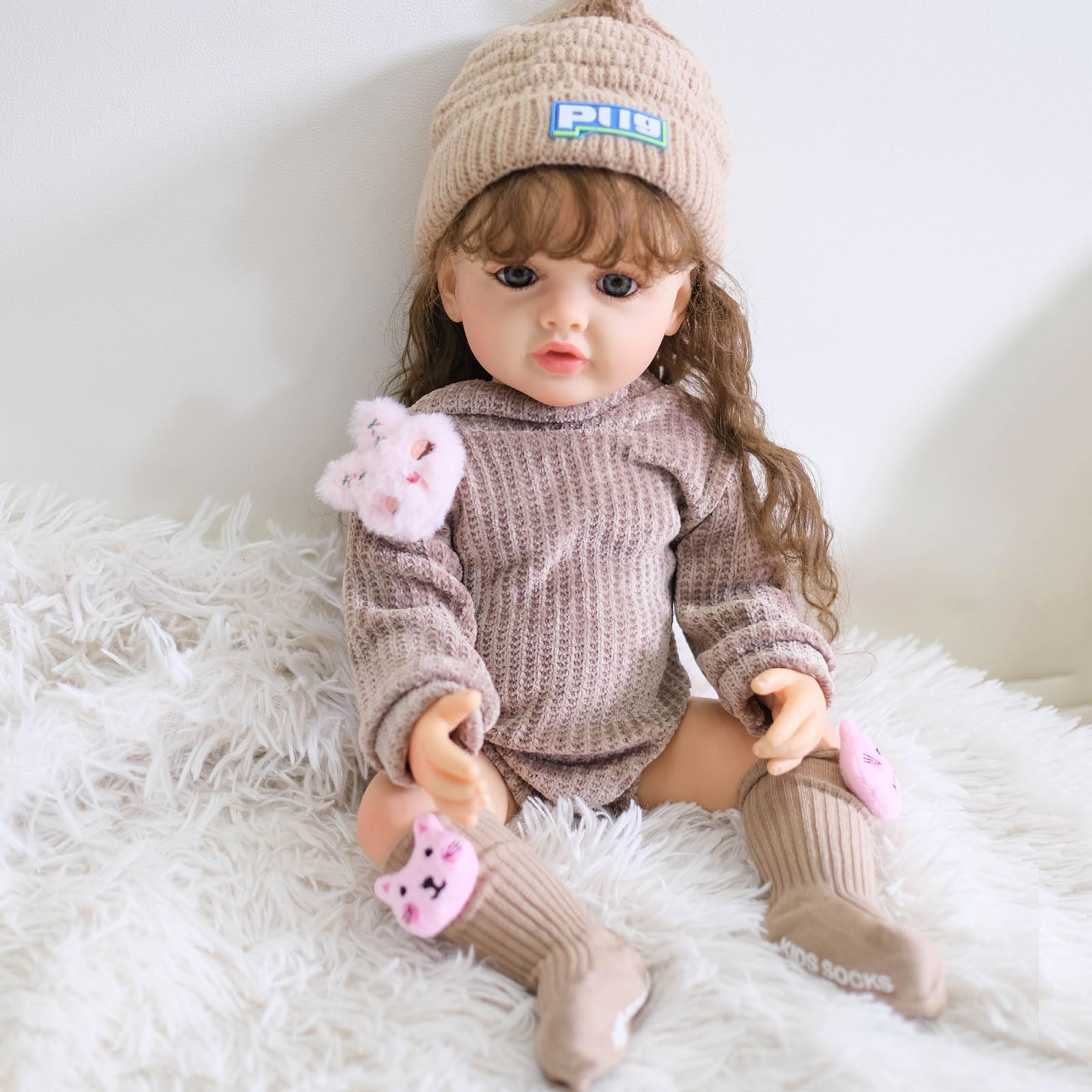 アンリ　人形　少女と子鹿　バンビ アンリ 人形 少女と子鹿 バンビ