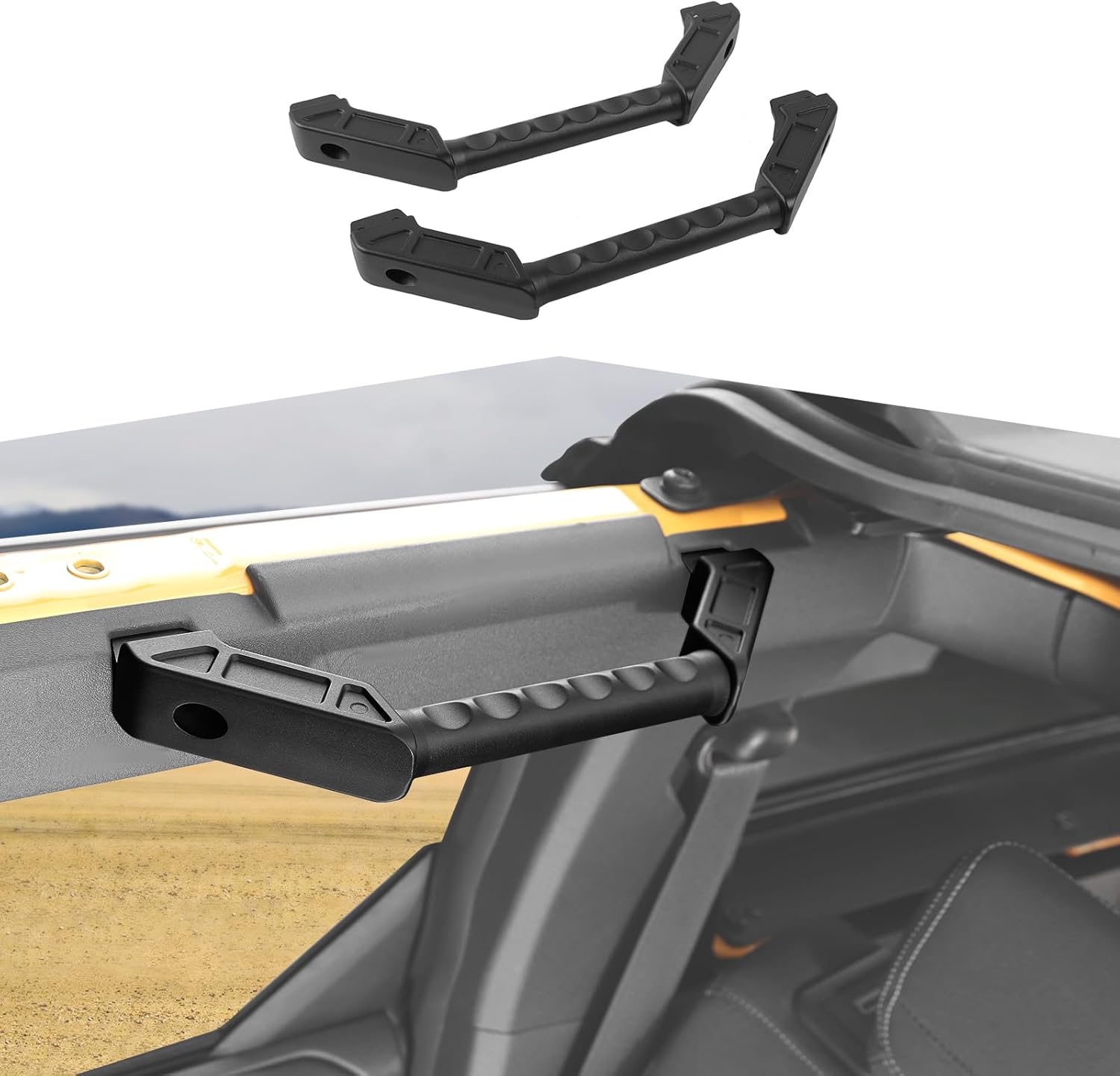 Rear Seat Grab Handles fit for Ford Bronco 2021+ Roll Grip Handle Grab Bar Rear Door Grab Handles Interior Accessories Rear Seat Grab Handles fit for Ford Bronco 2021+ Roll Grip Handle Grab Bar Rear Door Grab Handles Interior Accessories
