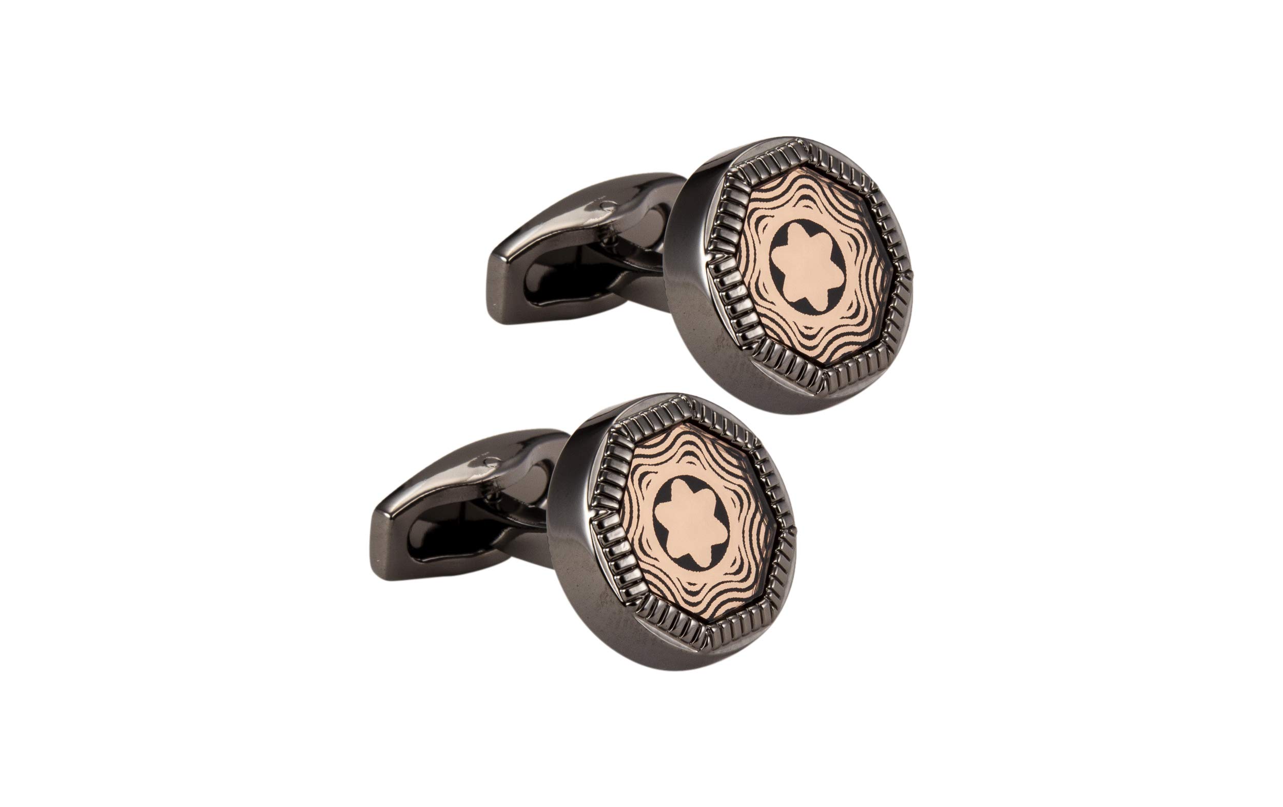 KnighthoodIconic Star Emblem Formal Executive Cufflinks For Men (Gun Metal)