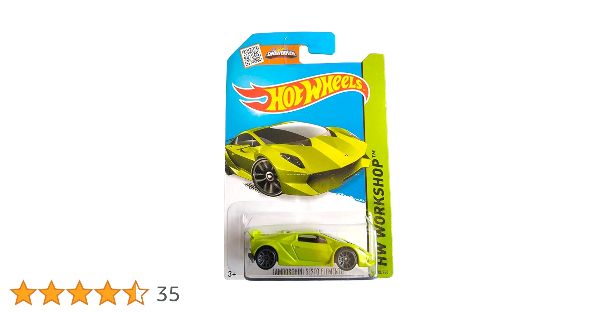 Amazon | Hot Wheels Lamborghini Sesto Elemento 1/64 スケール