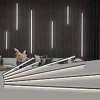 Art3d LED Recessed Lighting Kit 6pcs: Peel & Stick 3000K Smart Touch Lights for Wood Slat Walls, Headboards, Stairs & Cabinets