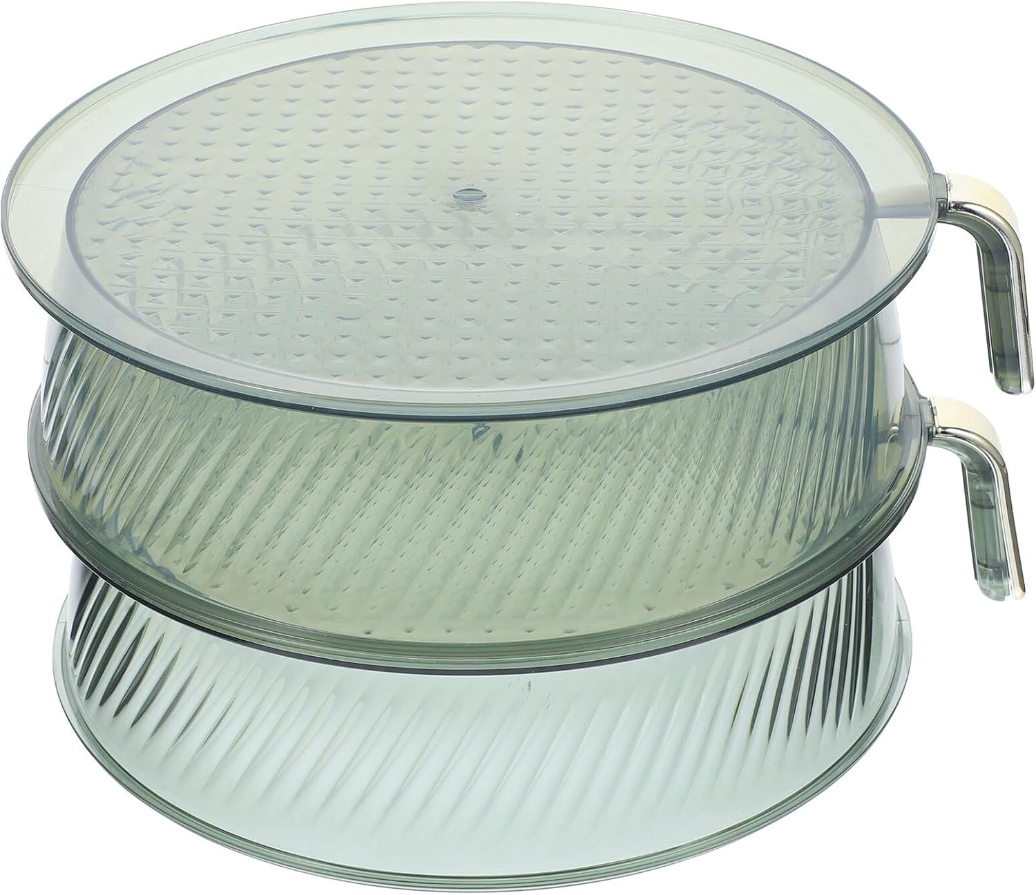Handheld Food Cover Insulated Serving Plate Protector, 2-layer Colored Kitchen Food Protection Tent for Fruit and Snack Coverage