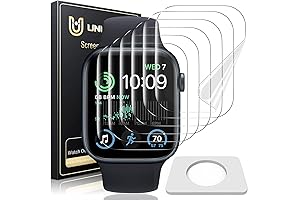 UniqueMe TPU Apple Watch Screen Protector Series 5 44mm