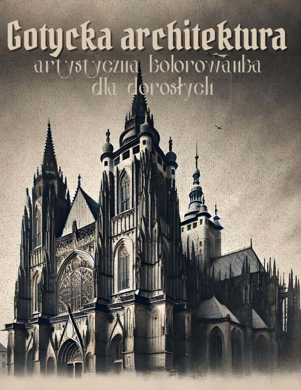 Architektura gotycka. Kolorowanka dla dorosłych: 88 stron do kolorowania - Artystyczna kolorowanka z fragmentami katedr, łuków i detali inspirowanych gotycką architekturą