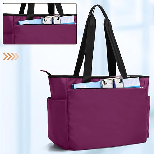 Miniatura 4 de Damero Bolsa de enfermera para el trabajo, bolsa de servicio de enfermera para la salud en el hogar, bolsa de mano de trabajo de enfermería con