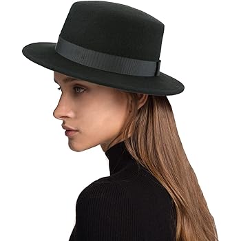 black boater hat womens