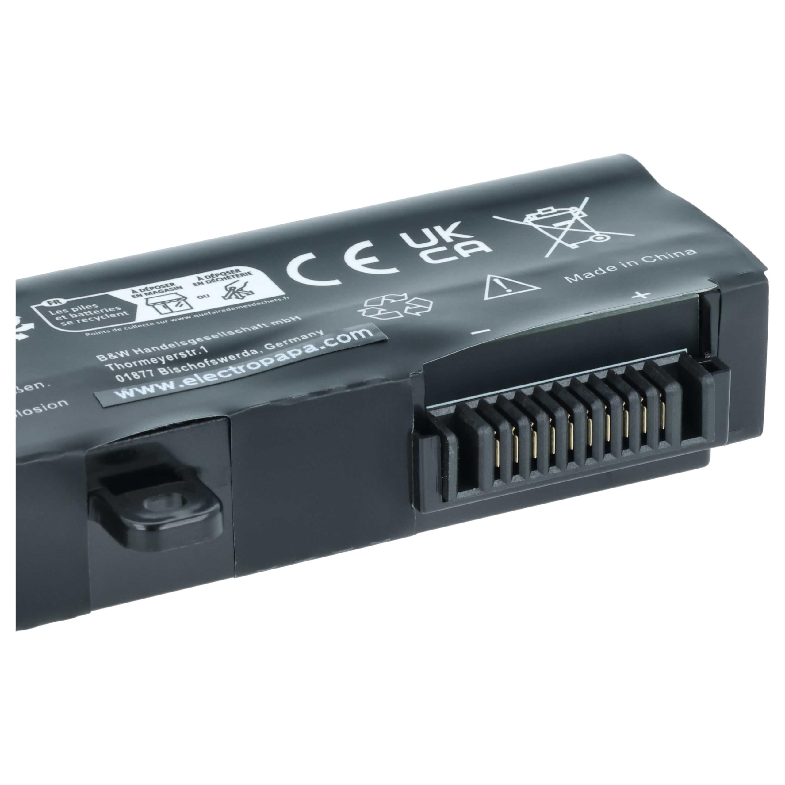 vhbw Akumulator zastępczy do MSI 3ICR19/66-2, BTY-M6H do notebooka (4400 mAh, 10,8 V, litowo-jonowy)