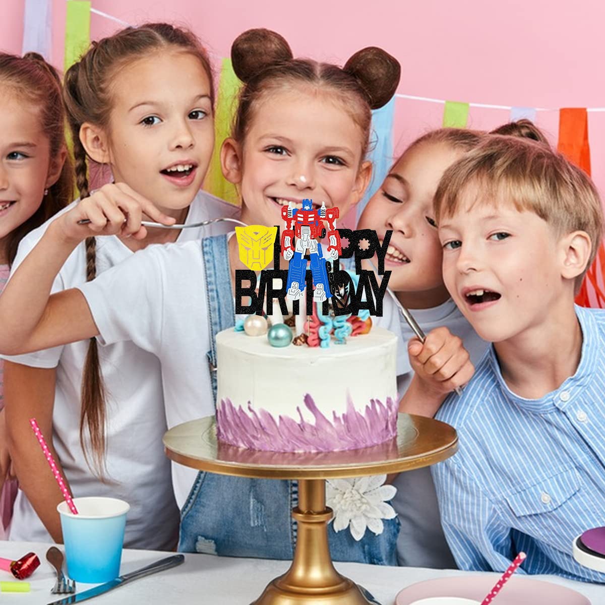 Cutie Pie Tortenaufsatz-Set – Mit 12 Doppelseitigen Cupcake-Aufsätzen, Für Babyparty, 1. Geburtstag Und Back-Deko
