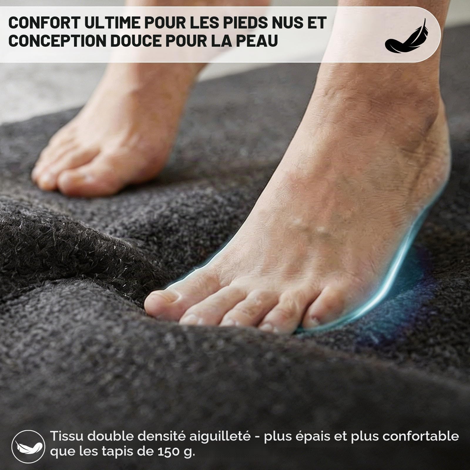Tapis de Piscine Rond Protection Géotextile Robuste pour Piscine Hors-Sol, Tapis de Sol pour Piscine, Tapis de Sol Tapis sous Piscine Hors Sol De Vie du Liner, Barrière Anti-Mauvaises Herbes