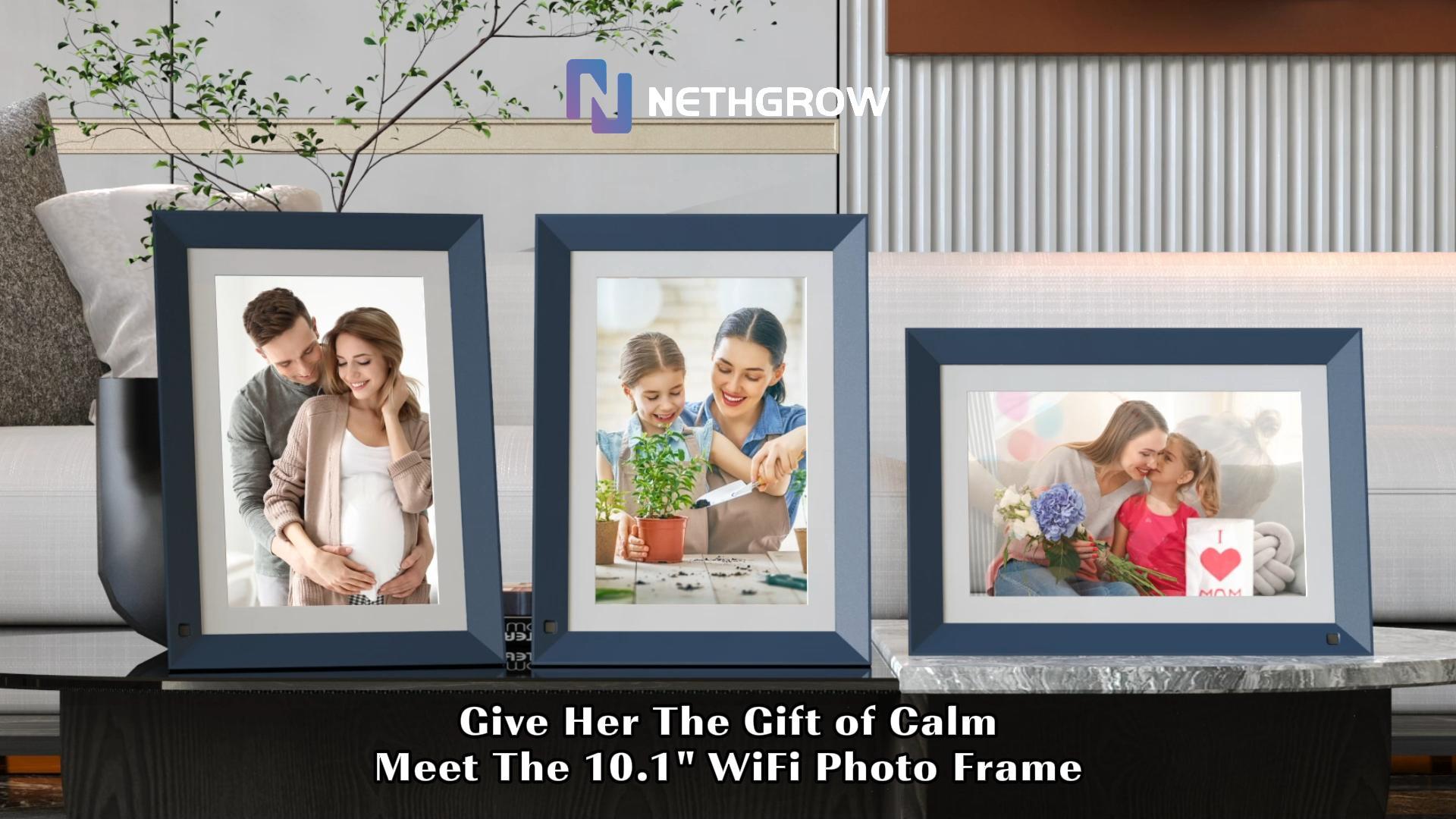 Amazon.com : Digital Picture Frame 10.1-inch WiFi-Photo-Frame