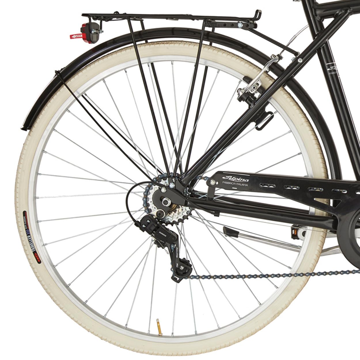 Alpina Bike Bonneville Herren-Stadtfahrrad, Kamelgrau, 55 Cm – 6-Gang, Komfort-Geometrie