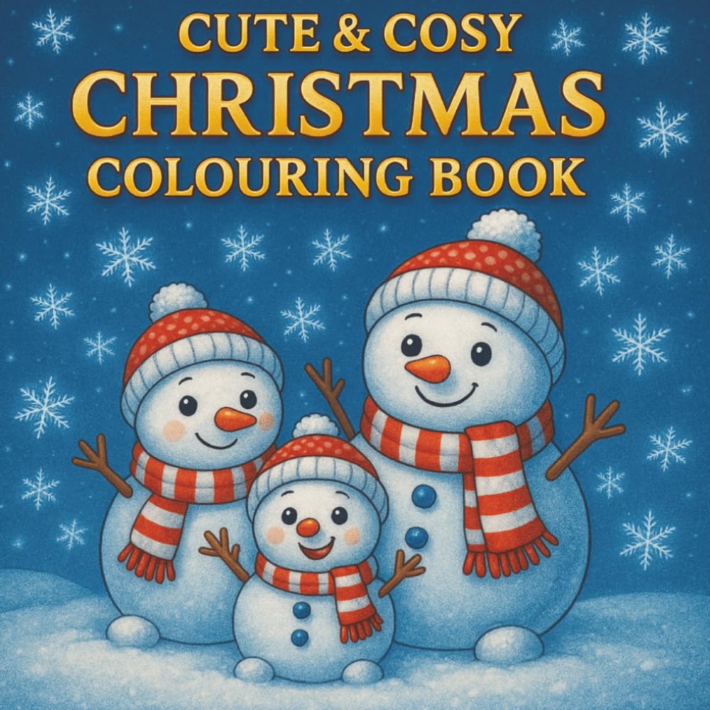Cute & Cosy Christmas Colouring Book: By Fairy Tale Finds
