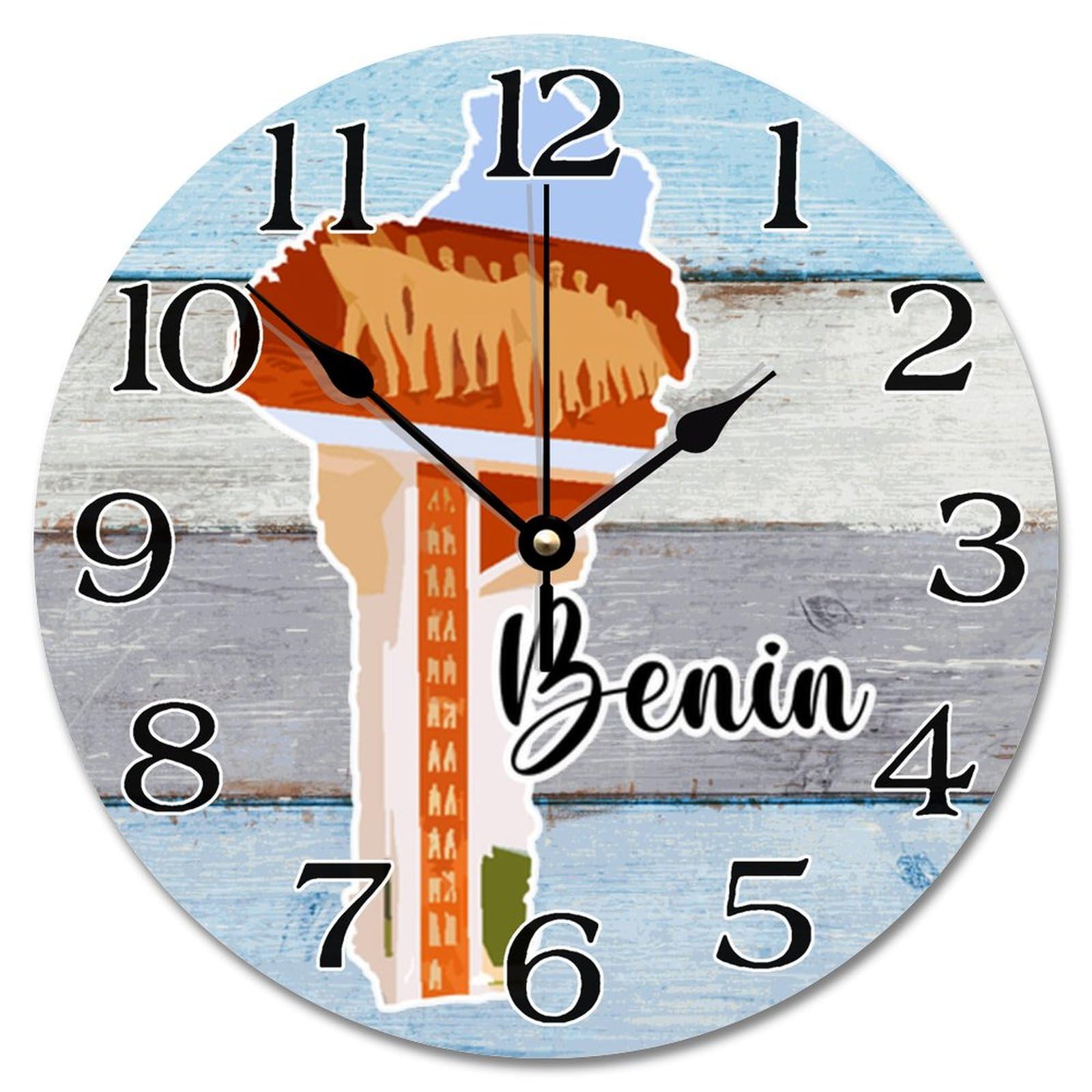 Horloge murale Bénin silencieuse pour stopper le tic-tac nocturne