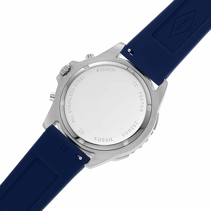 Buy Fossil Garrett Analog Blue Dial Men 