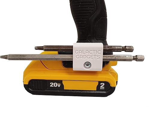 Miniatura 16 de Soporte magnético de broca larga para Dewalt 20V, sostiene de forma segura brocas largas y cortas - Galactic Gadgets (amarillo)