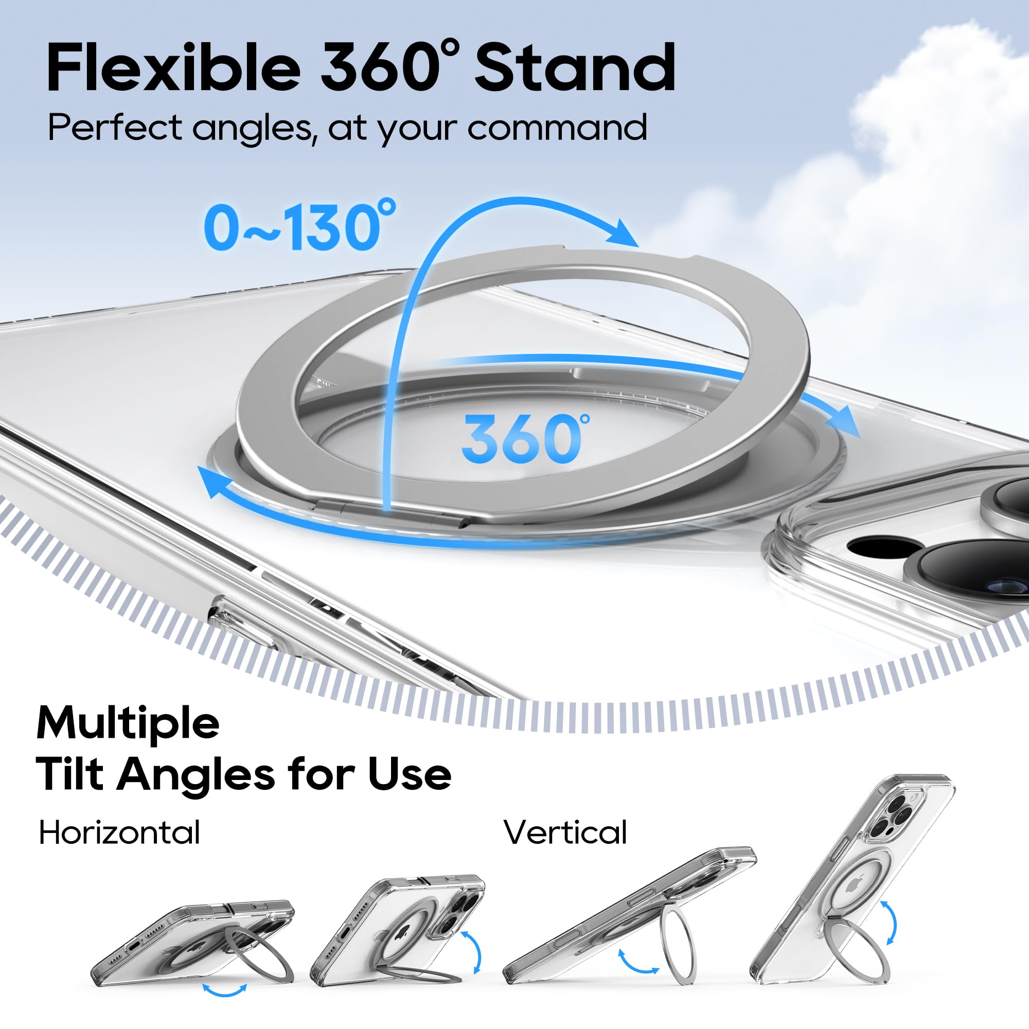 Niunisi Stand for iPhone 16 Pro Case - Image 4