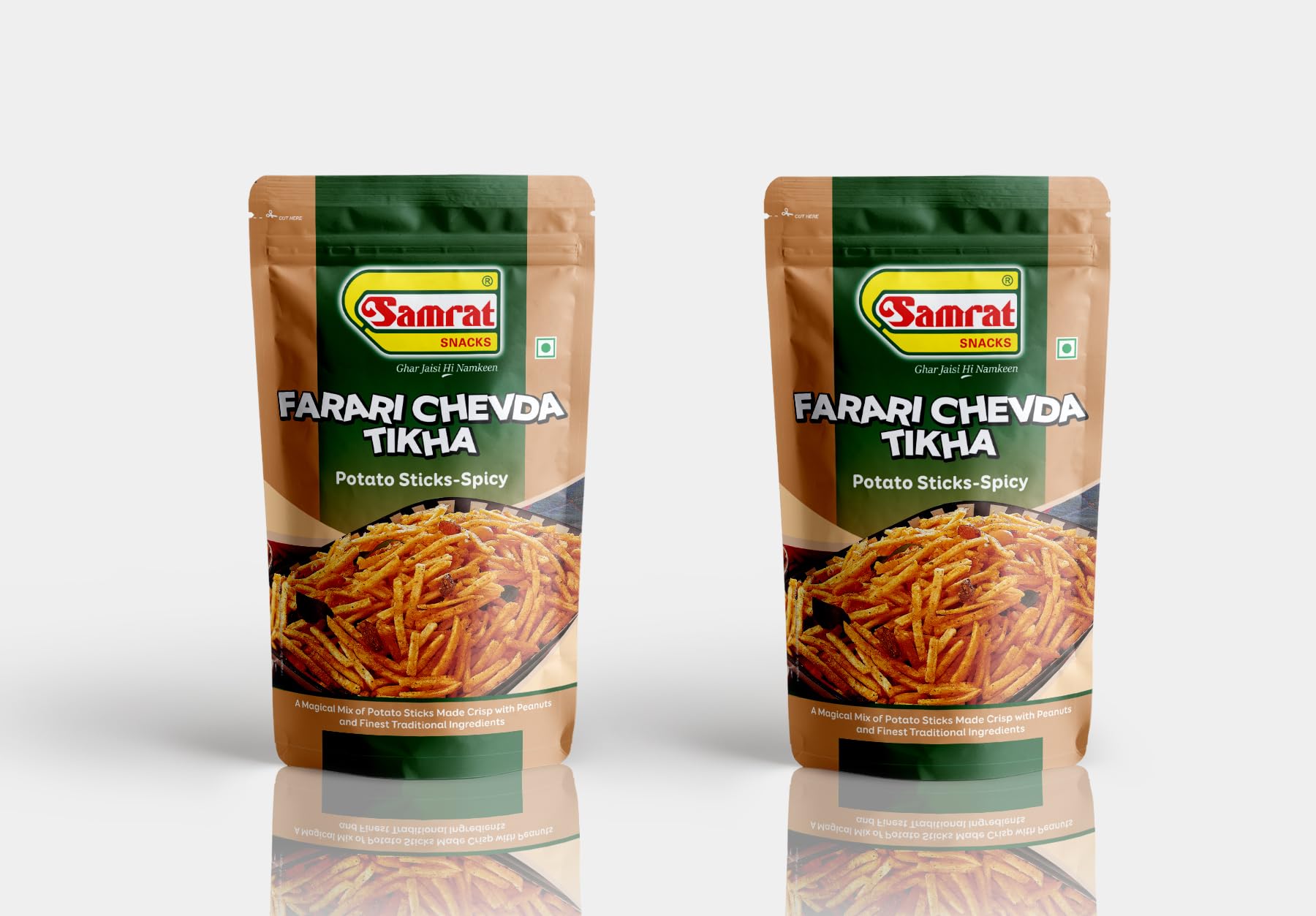 Samrat | Farari Chevda Tikha Potato Sticks Namkeen | Crunch and Flavor for Your Fasting Delights Snacks | Ghar Jaisi Hi Namkeen | (Pack of 2 (2 x 1.K.g)) (B0C46Q3N22) Amazon Price History, Amazon Price Tracker
