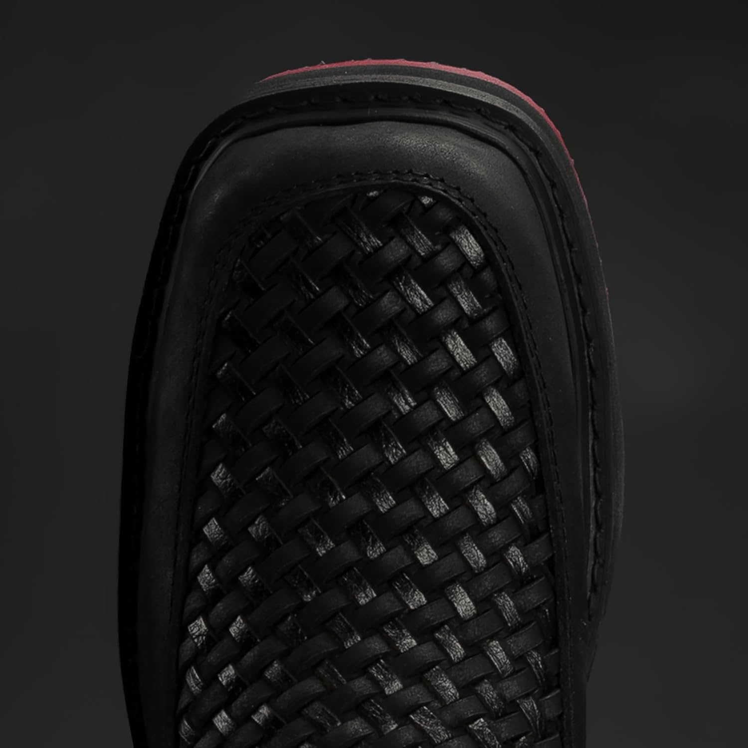 Rodeo Cartie Men's Marcoa Contemporary Basken Woven/Braided Western Shoe Double Zipper Slip resistant - Image 6