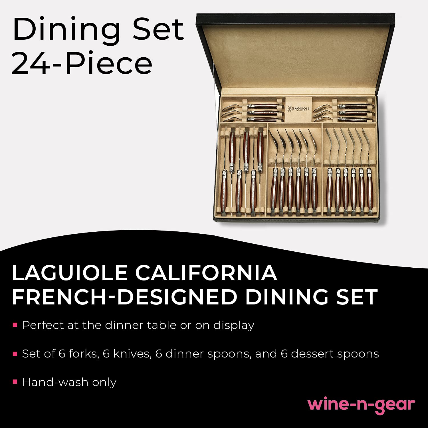Amazon.co.jp: Laguiole California 銀食器カトラリーセット