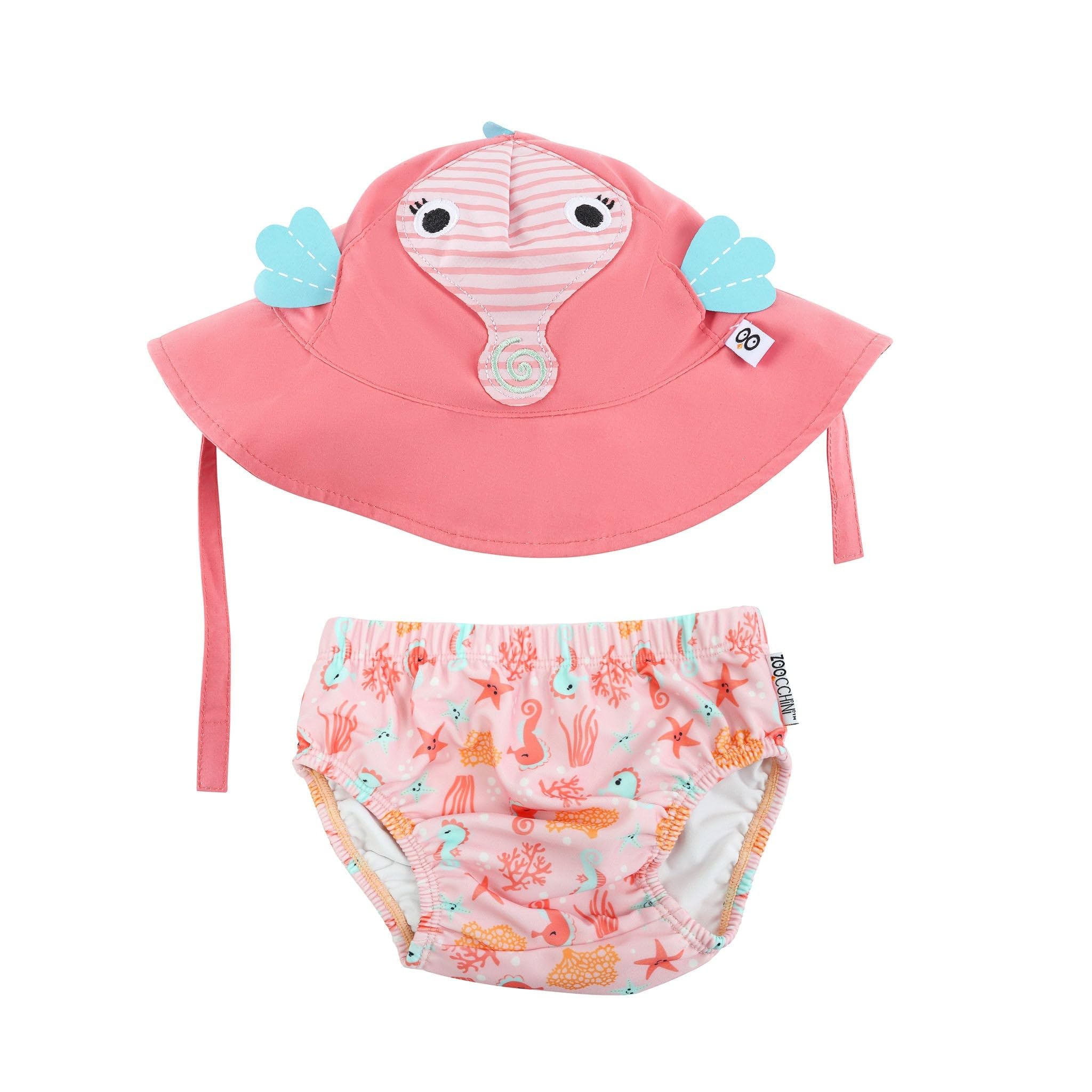 Zoocchini Magliettina Baby Proteggi Raggi Solari, Amici Lago Ropa de baño Premama Bebé-Niños