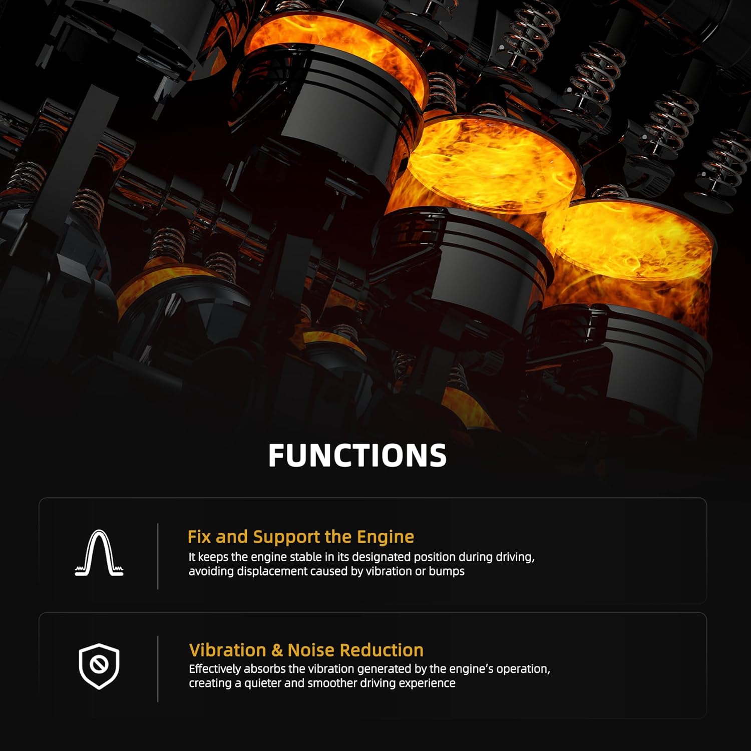 Engine Motor Mount Transmission Bracket Kits, for Hyundai Elantra/ Accent/ Veloster, for Kia Rio/ Forte 2011-2017, #OE A71047 A71029 A71093