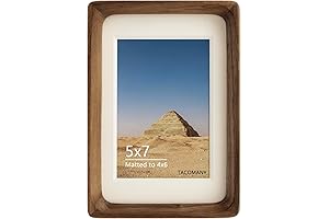 Natural Wood Photo Frames Inspired Tabletop Picture Frame with Mat