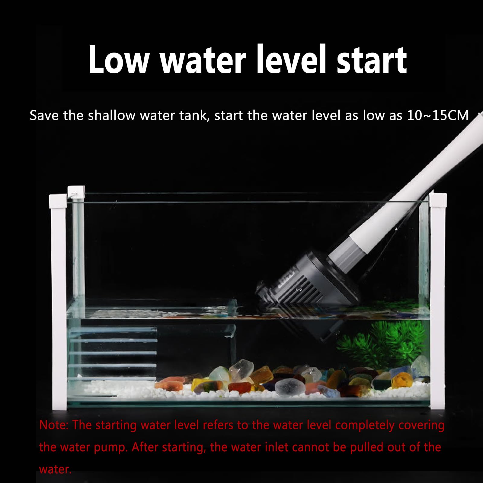 Extractor de Lodos al vacío para Acuario, Limpiador eléctrico de Grava para Acuario, Cambiador de Agua para pecera, Filtro de Agua, Kit de Limpieza para Acuario, Accesorios para pecera