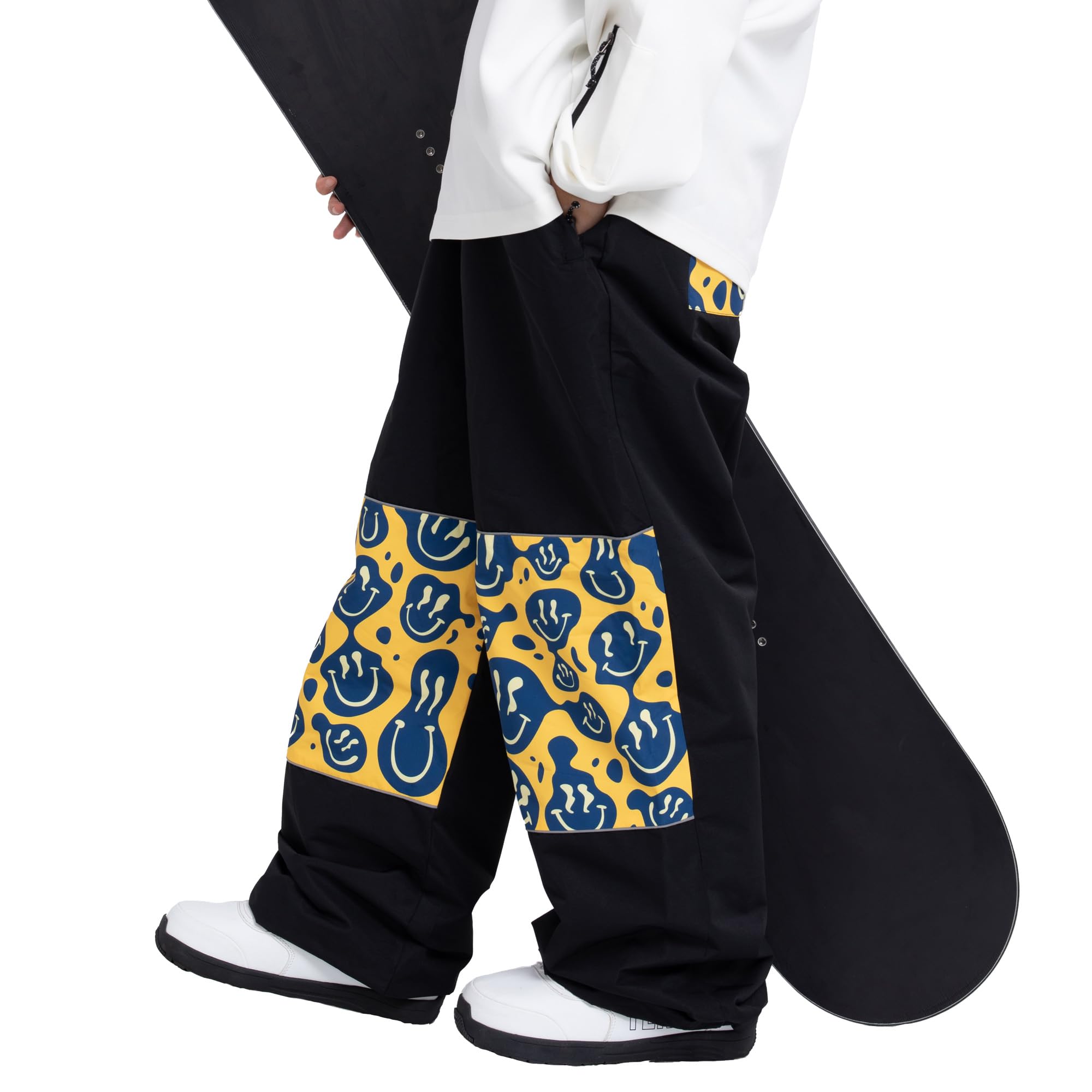 SNOWVERB Reflective Baggy Cargo Ski Pants