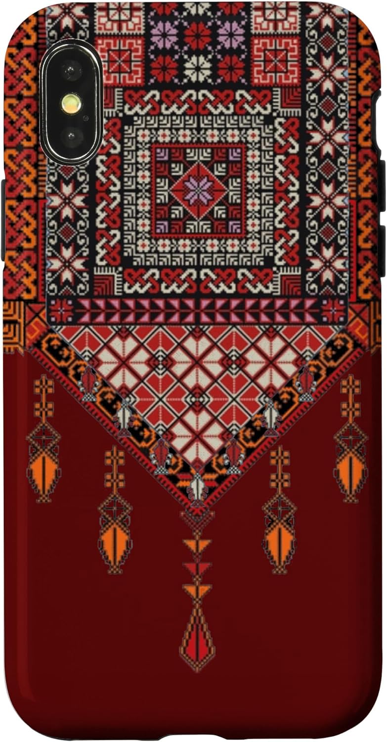 Palestine Tatreez Palestinian Design Arabic Ethnic Tatreez Case for iPhone 17 Pro Max