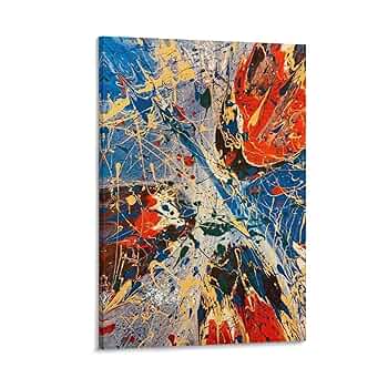 Amazon.co.jp: Jackson Pollockジャクソン・ポロック《無題-4