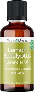 Lemon Eucalyptus Essential Oil, 100% Pure, Natural, Lemon-Eucalyptus Essential Oil, Undiluted, for Aromatherapy | Food Grade, 30 mL (1 Fluid Ounce)