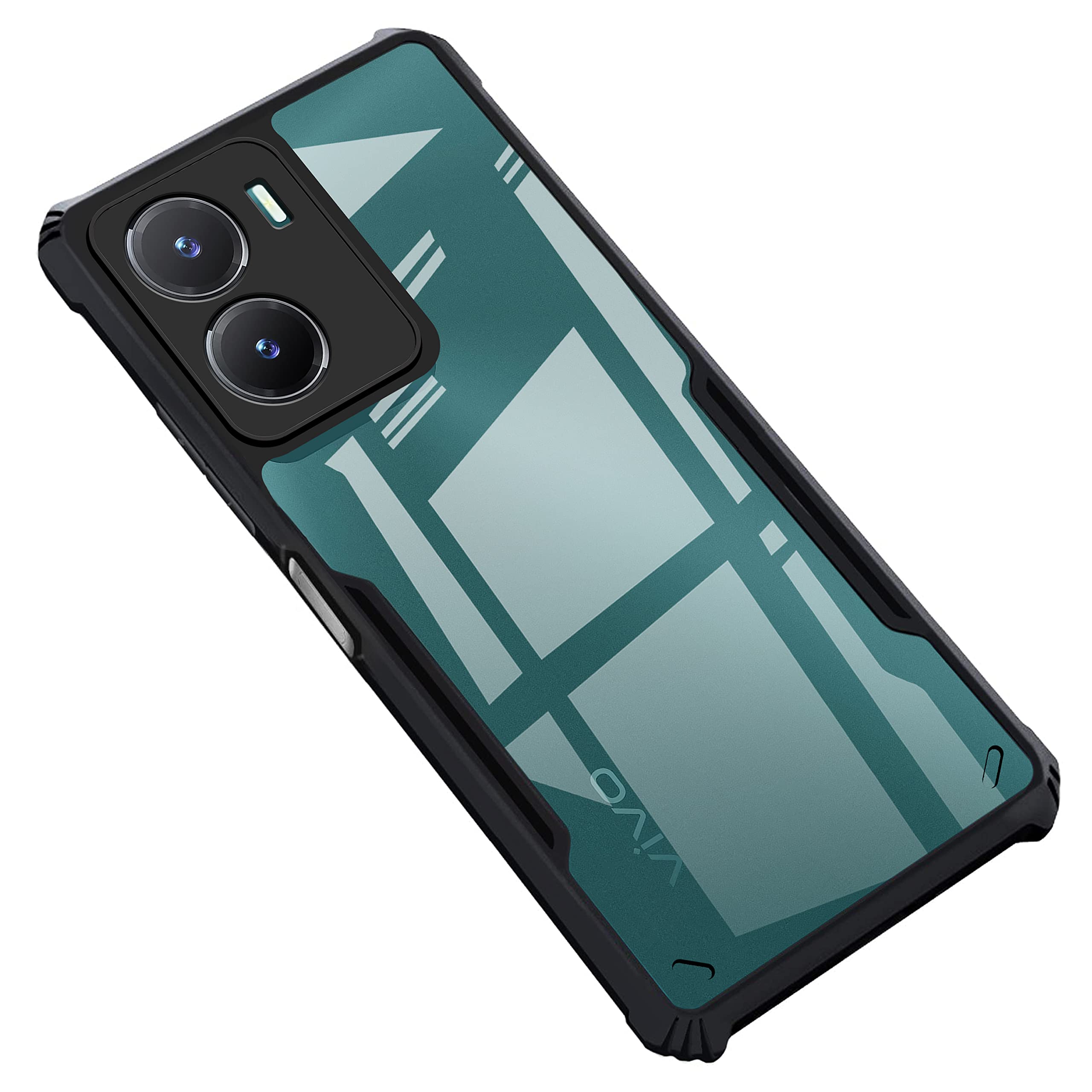 Amazon Brand - Solimo Back Case Cover for Vivo Y16 (Polycarbonate, Thermoplastic Polyurethane_Matte Black) (B0CHFM5HT2) Amazon Price History, Amazon Price Tracker