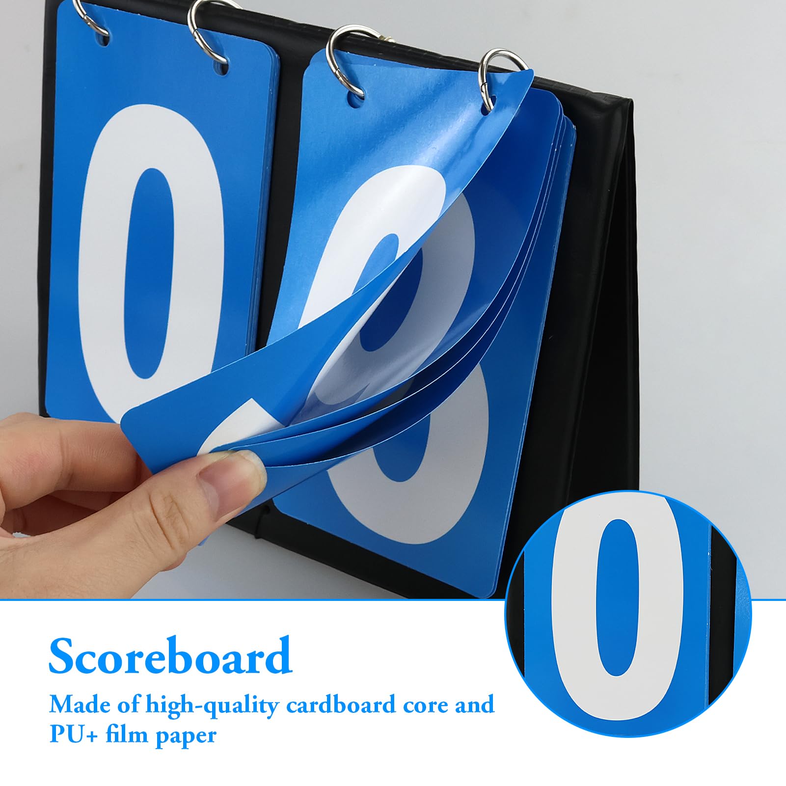 2 tabelloni portatili, flip sport, 2 tabellone segnapunti Digit Flip Sport 0 – 99 multifunzione per basket, calcio, badminton, baseball, per competizioni interne ed esterne