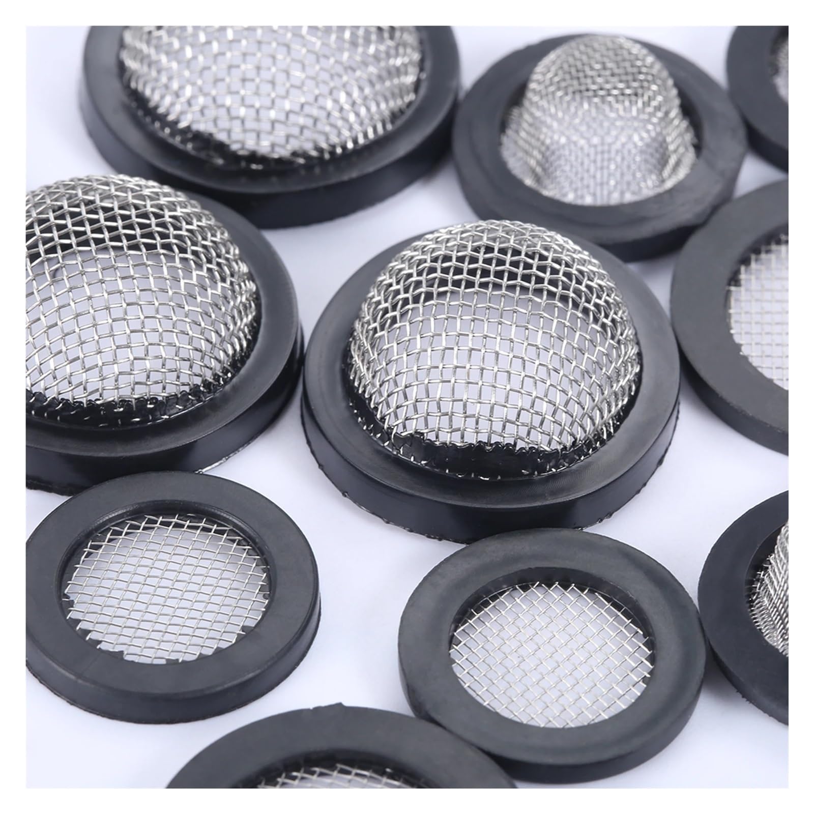 80-częściowa podkładka do węża z sitkiem kranu | Uszczelka typu O-ring Gumowa uszczelka z filtrami siatkowymi Sitko do zlewu Narzędzie do węża ogrodowego(Type 1)