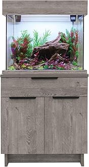 Aqua One Urban Oak Style Aquarium Fish Tank with Cabinet 63cm 110L
