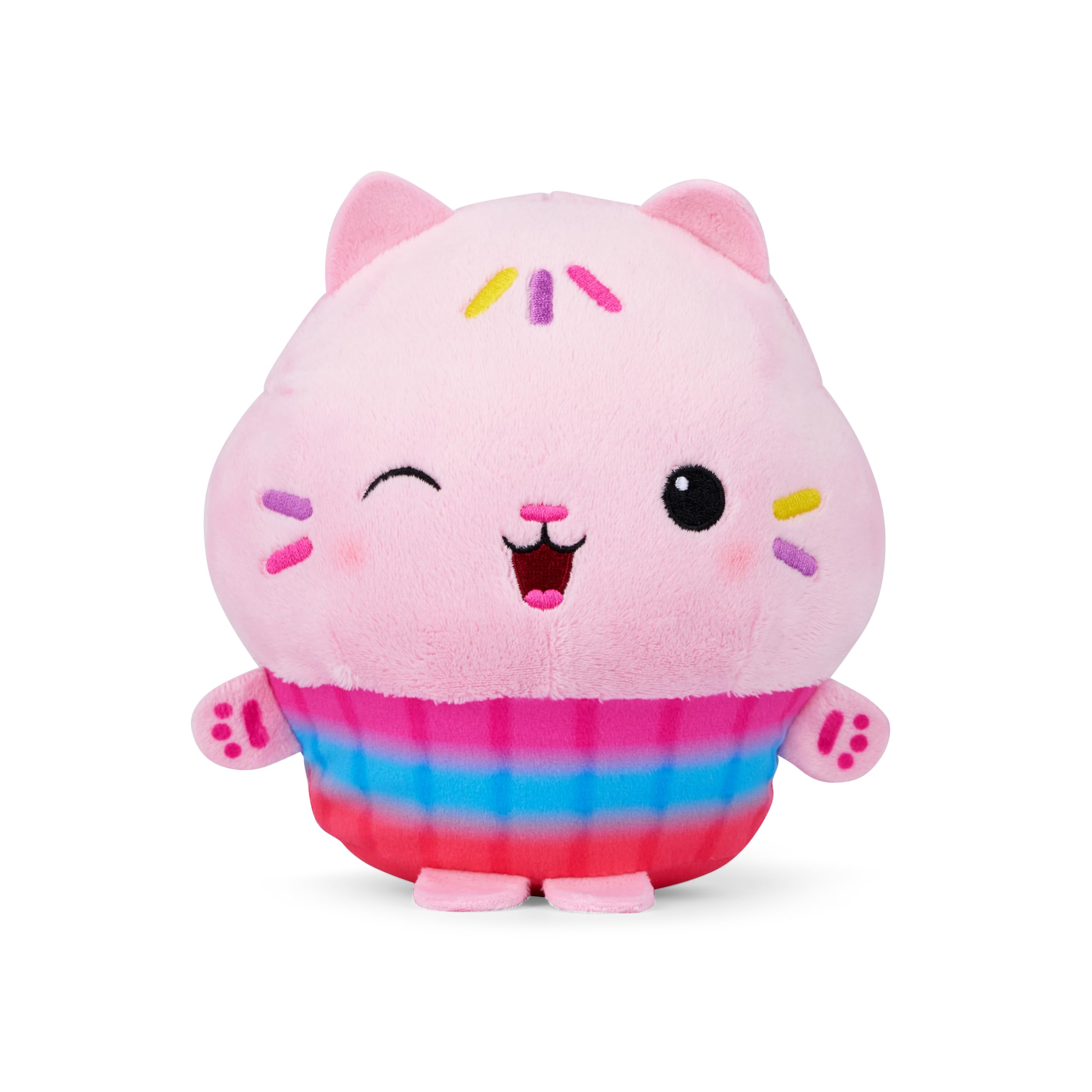 Schmidt Spiele 42800 Gabby's Dollhouse, Cakey-Expression, Pink Cakey, 17,5 cm Plüschfigur - Amazon Exklusive