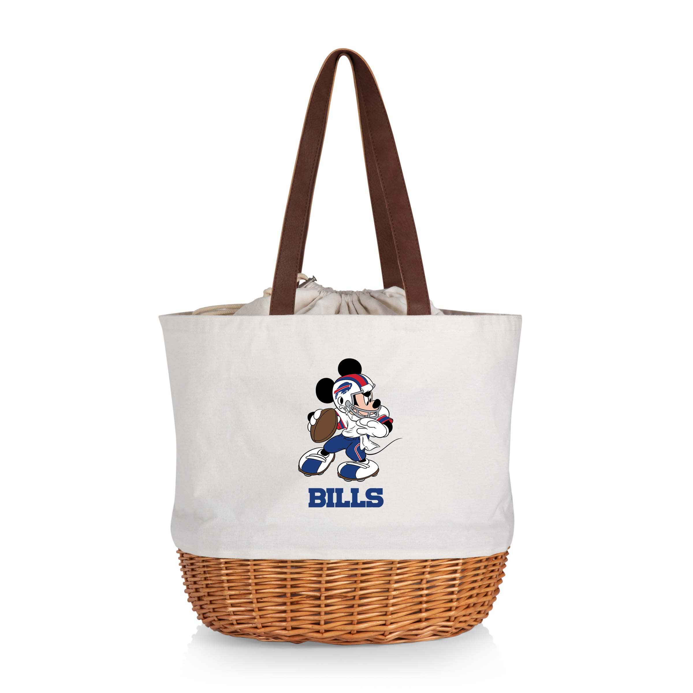 PICNIC TIME Unisex-Erwachsene NFL Mickey Coronado Leinen-und Weidenkorb