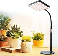 Vista 1 de FECiDA Luces de cultivo de escritorio para plantas de interior, bonsái, inicio de semillas, luz de cultivo UV-IR de espectro completo, consumo