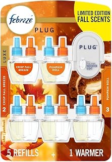 Pumpkin Roll & Crisp Fall Breeze 1 Warmer + 5 Refills 4.35 fl. oz.