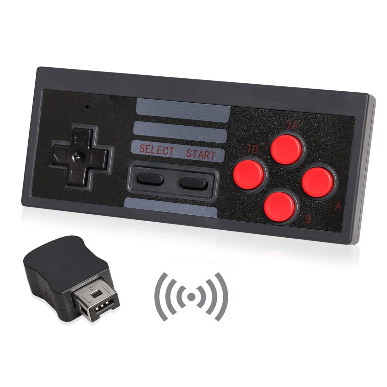 OSTENT Wireless Controller + Receiver Gamepad for Nintendo