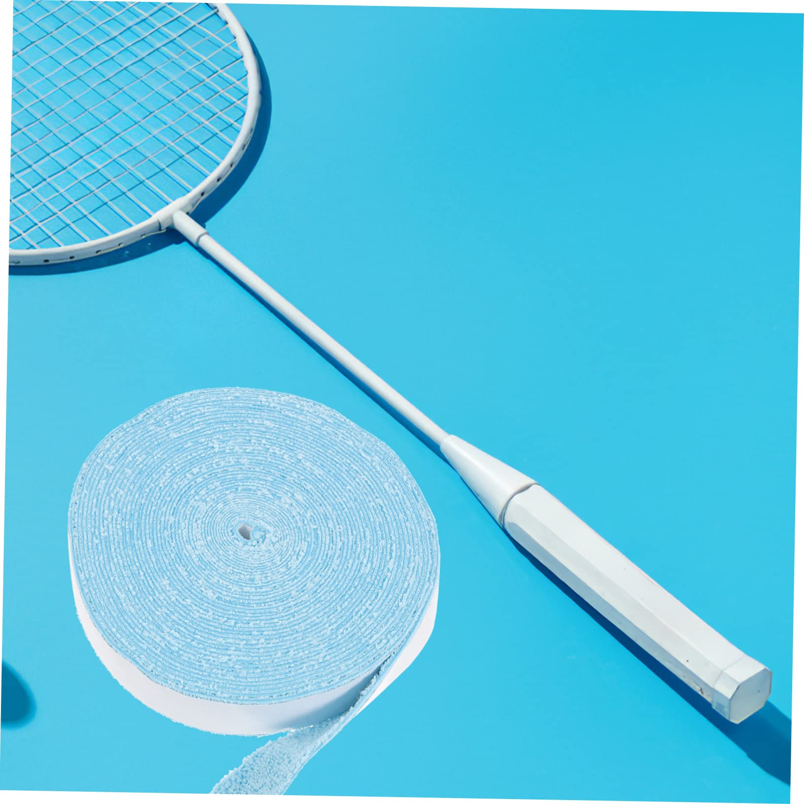 Sosoport 2 di Impugnatura della Racchetta Racchetta da Pickelball Nastro Antiscivolo Fascia per Racchetta Impugnatura da Badminton Forniture Sportive Nastri Assorbenti per