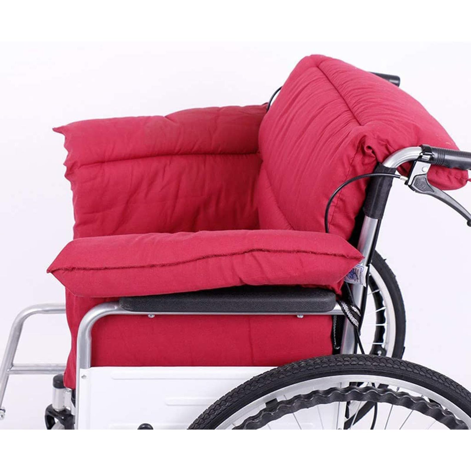 Cojín para Silla de Ruedas, Cojín Cómodo para Silla de Ruedas, Cojín Integrado para Silla de Ruedas con Respaldo, Accesorios para Sillas de Ruedas