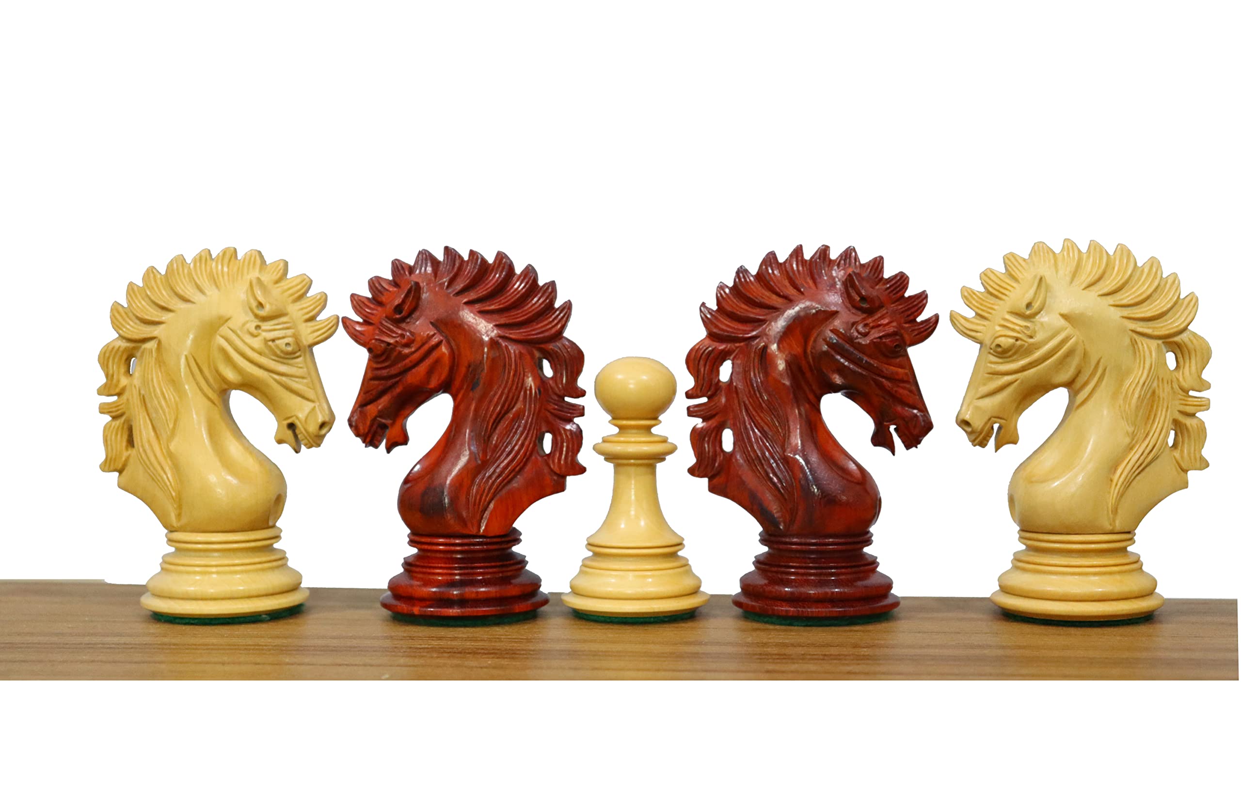 Pezzi di scacchi di lusso della serie Camelot in legno di palissandro - Tripla pesata con 2 regine extra - TAJ CHESS STORE