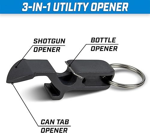 Miniatura 2 de GoPong Ultimate Beer Shotgun Opener - Keychain Tool 10 Pack - Great for Party Favors, Tailgating and More - Choose Your Color