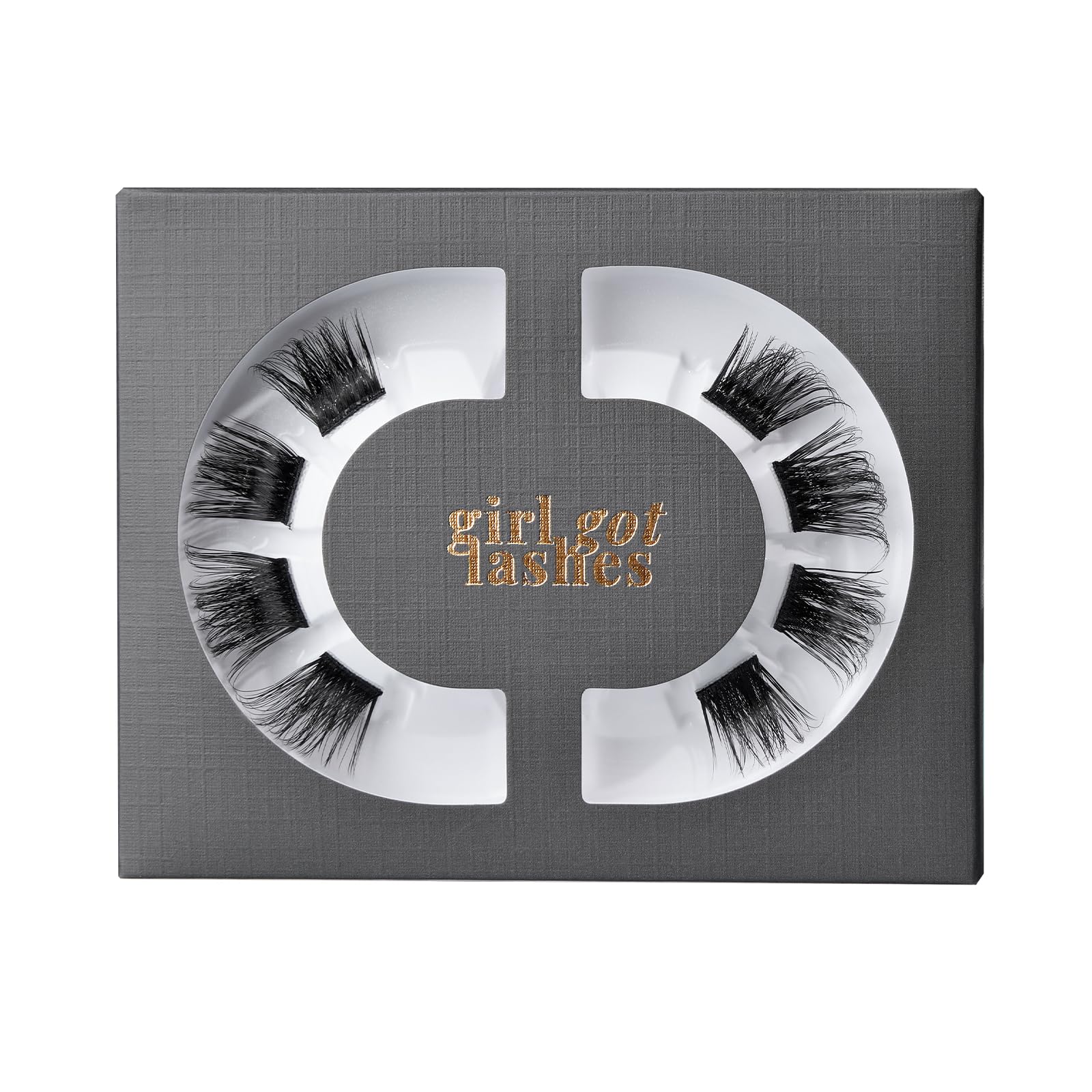 GirlGotLashes Mini Box Drama Edition Nr. 3 - Wimpernextensions für Zuhause - 1 Wimpern Paar - Lashes mit 5-7 Tagen Halt - Vegan - Handgemacht