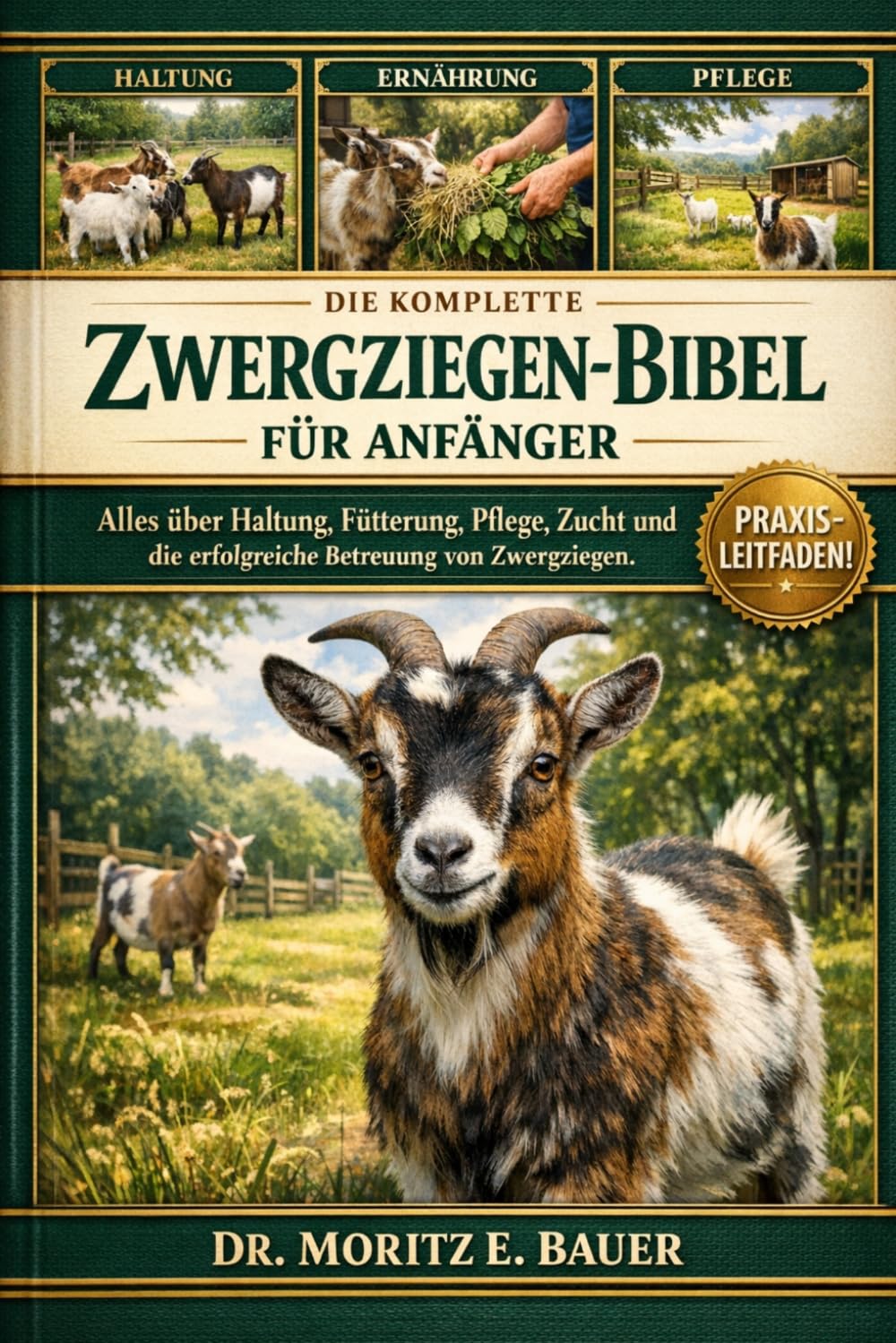 DIE KOMPLETTE ZWERGZIEGEN-BIBEL FÜR ANFÄNGER: Alles, was Sie über Zwergziegen wissen müssen : Temperament und Verhalten, Haltung und Zaun, Fütterung....Pflegeroutinen für Anfänger und Liebhaber.